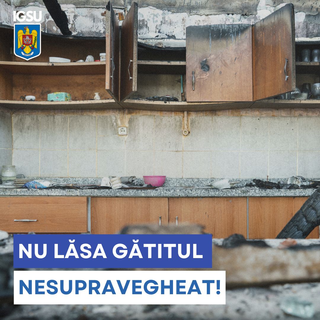 Fii atent în bucătărie pentru a preveni incendiile