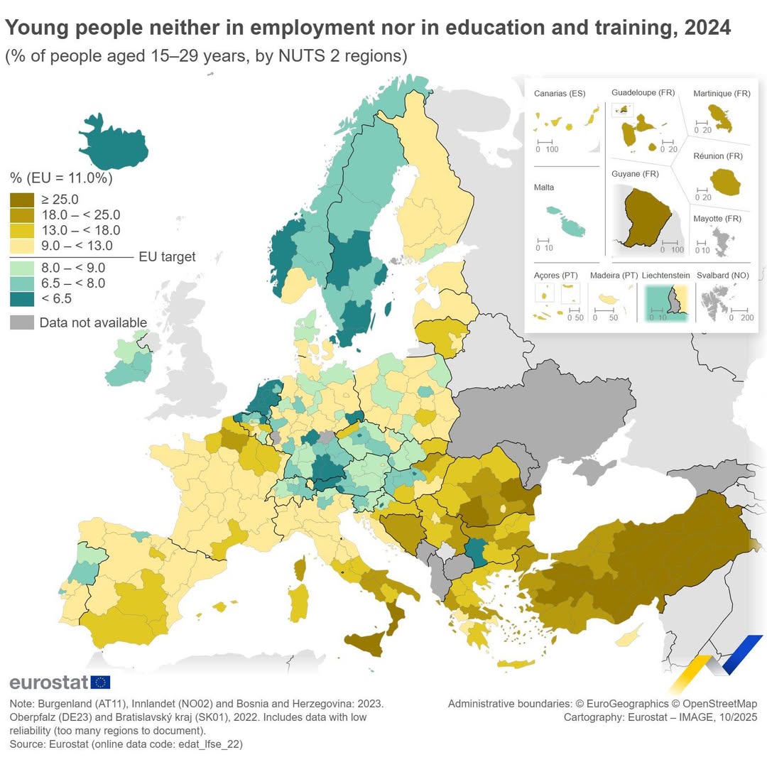 Peste 11% dintre tinerii europeni nu sunt în muncă sau în educație în 2024