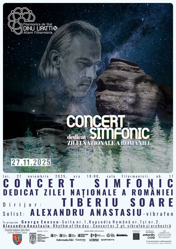 Concert simfonic de Ziua Nației la Filarmonica Dinu Lipatti