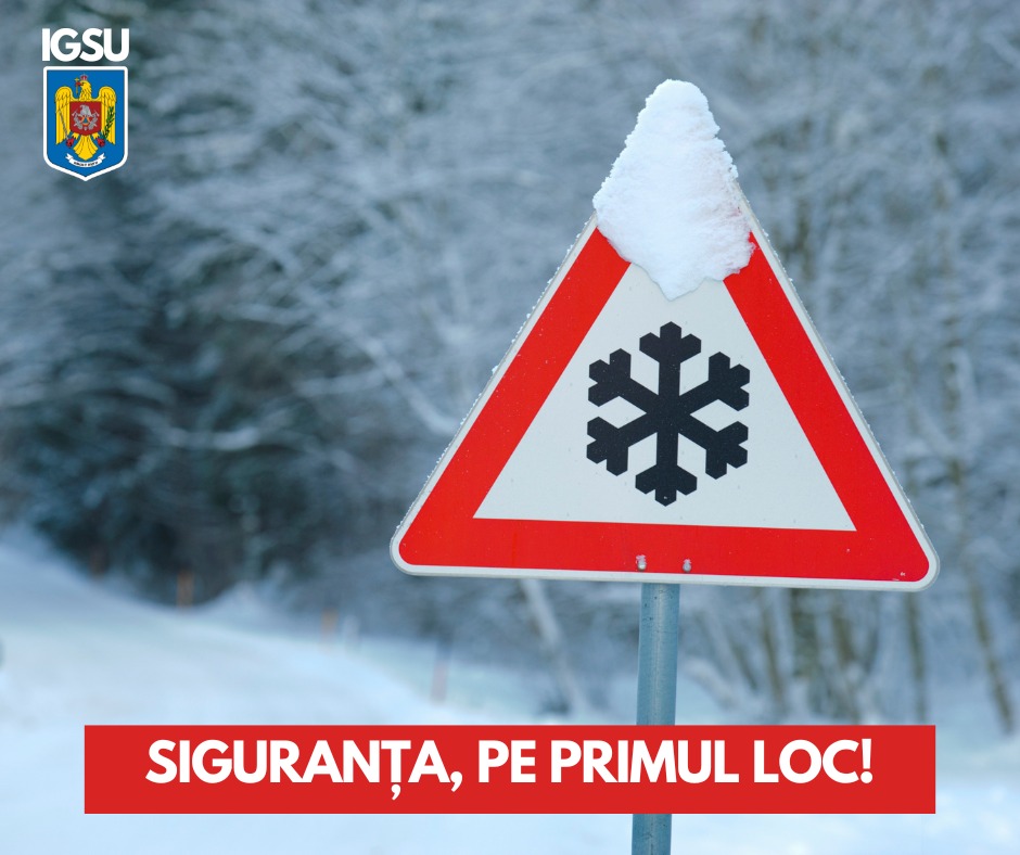 Prima ninsoare semnificativă din sezon aduce riscuri și măsuri de siguranță
