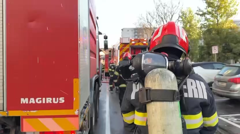 Incendiu pe strada Sg. Ion Nuțu din București