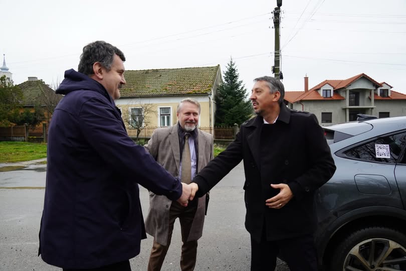Noua școală din Pir, în construcție cu sprijinul autorităților județene