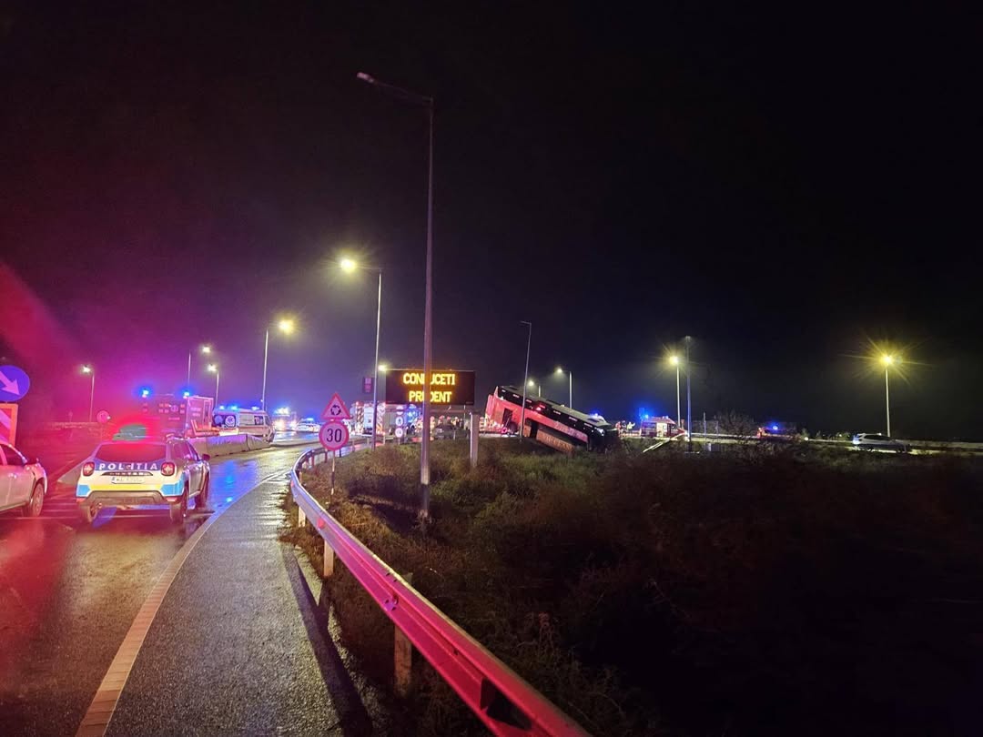 accident rutier la ieșirea din Brăila spre Galați