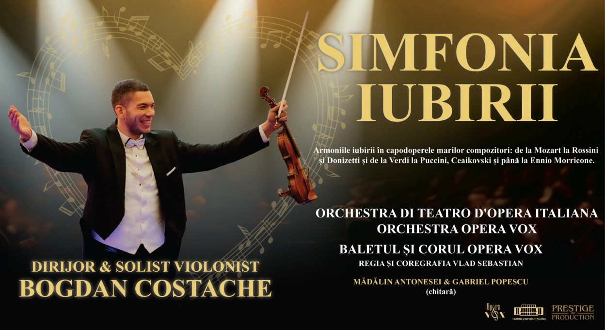 SIMFONIA IUBIRII – O Poveste de Iubire în Muzică // 4 Martie // CCS Satu Mare //