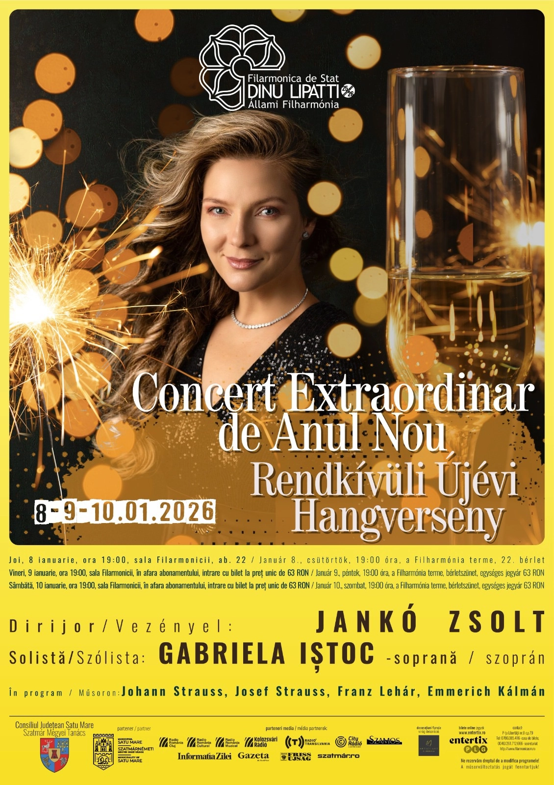 Concert Extraordinar de Anul Nou |  Sala Filarmonicii 