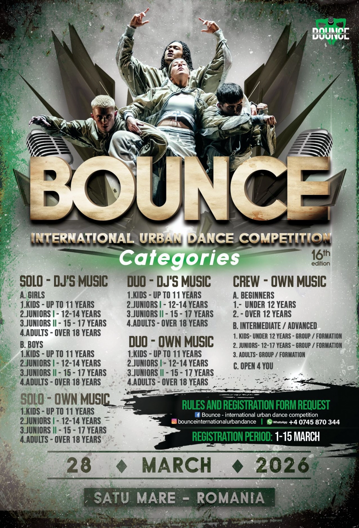 Bounce International Urban Dance Competition