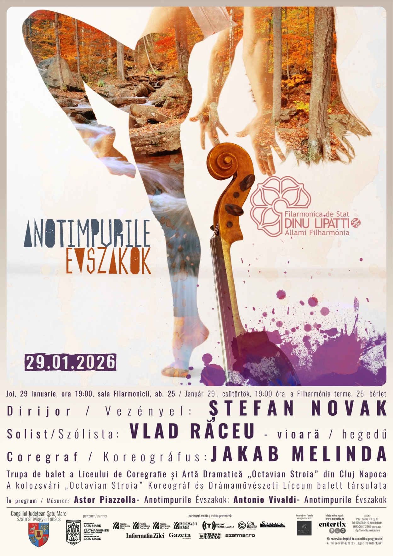 Concert Simfonic - Anotimpurile | Sala Filarmonicii