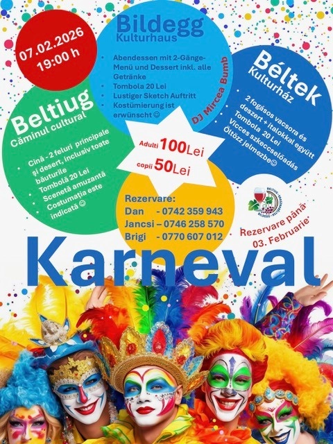 Karneval | Căminul Cultural Beltiug