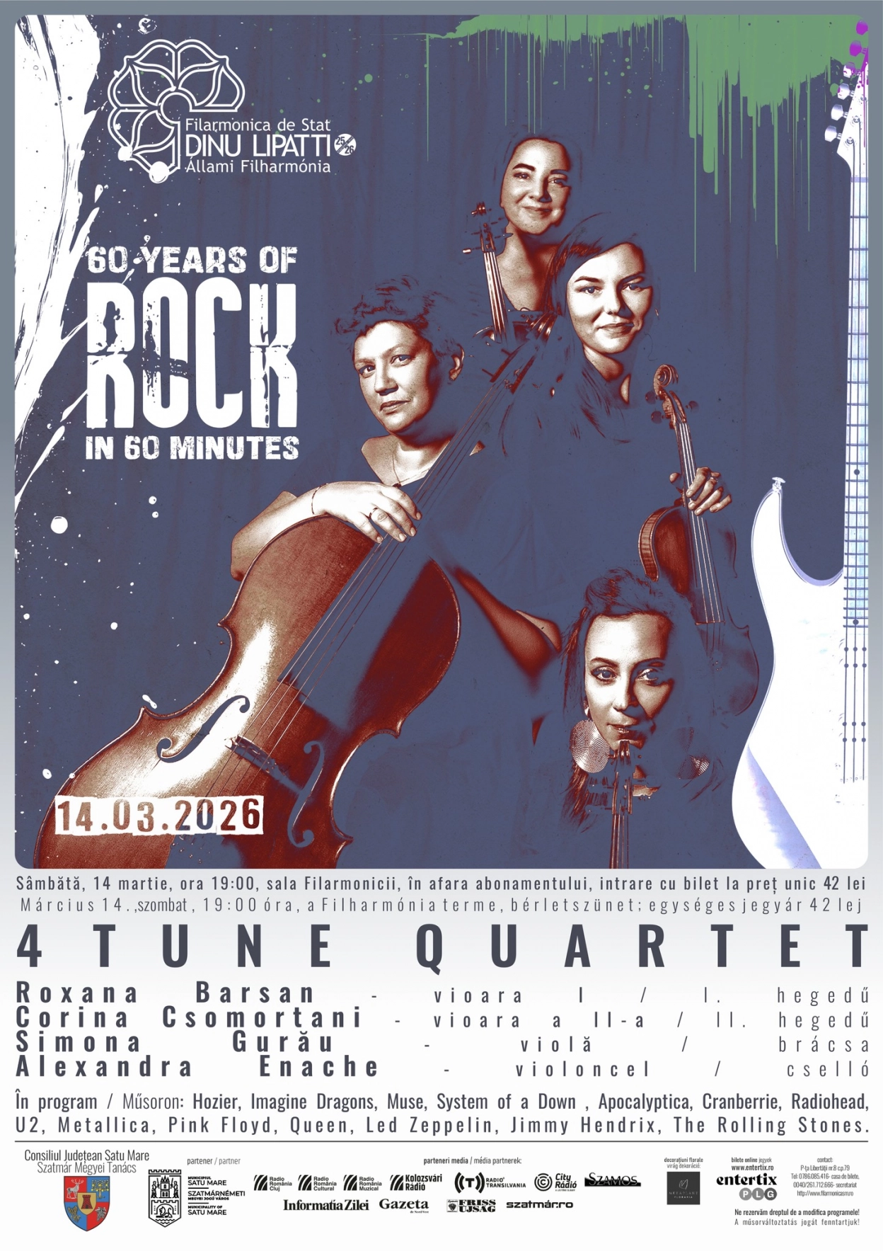 60 years of rock in 60 minutes | Filarmonica de Stat Dinu Lipatti