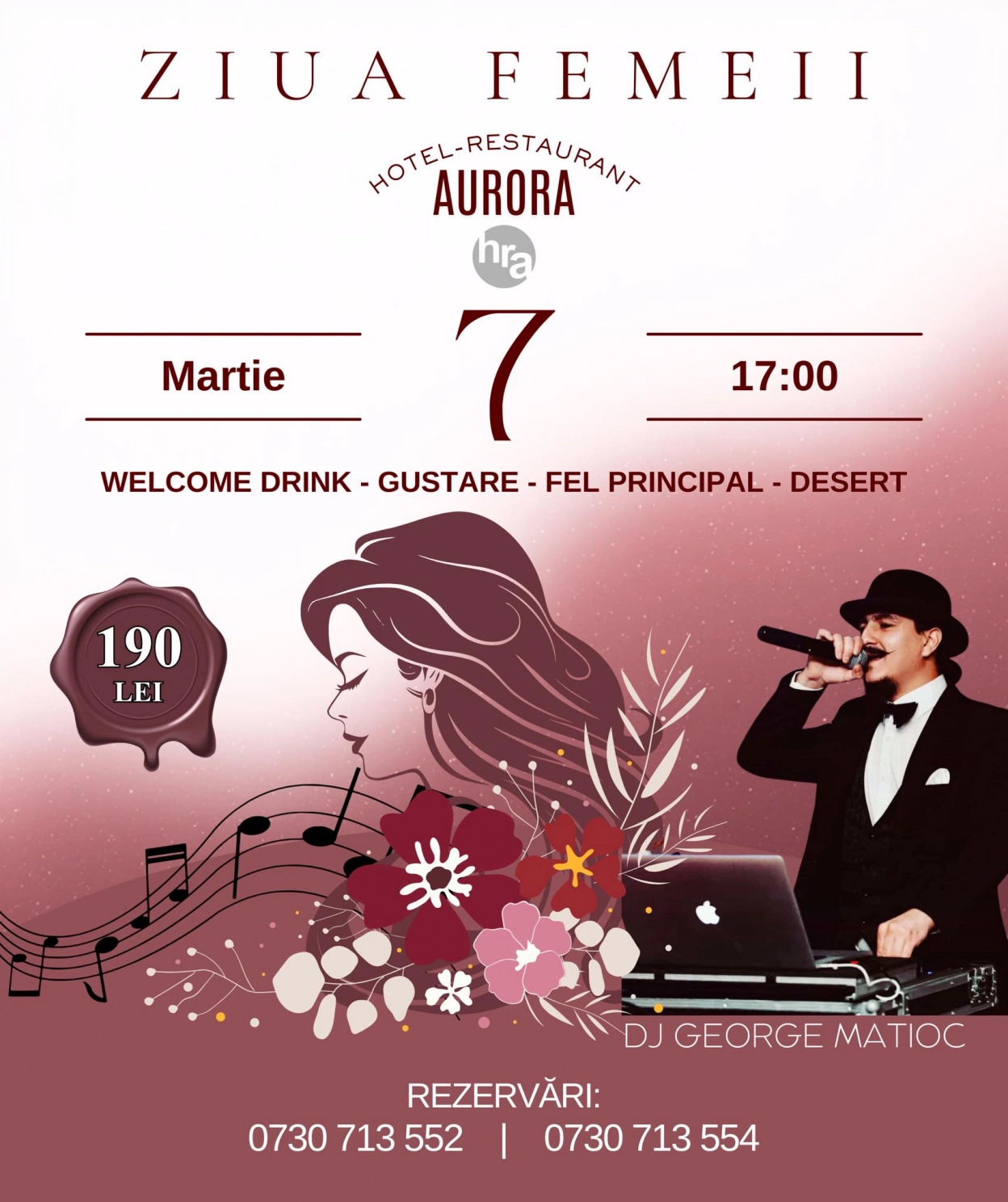 ZIUA FEMEII | HOTEL RESTAURANT AURORA