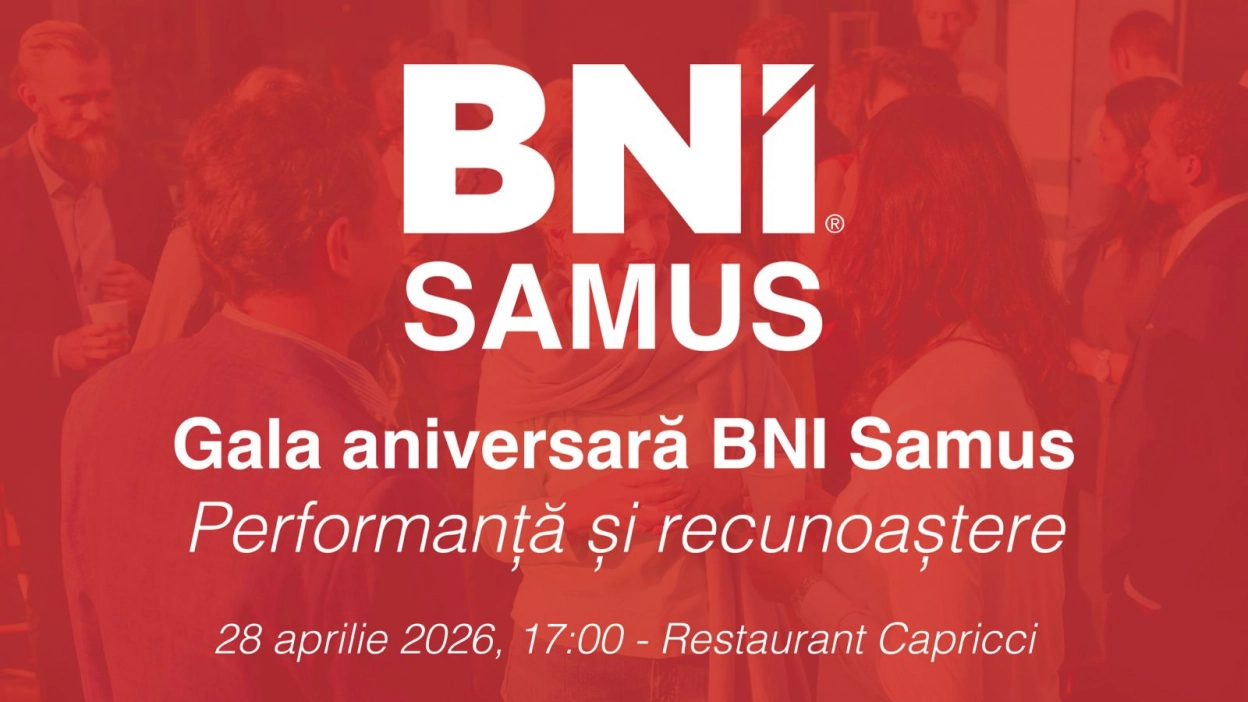 Gala Aniversară BNI Samus Satu Mare – Performanță și Recunoaștere