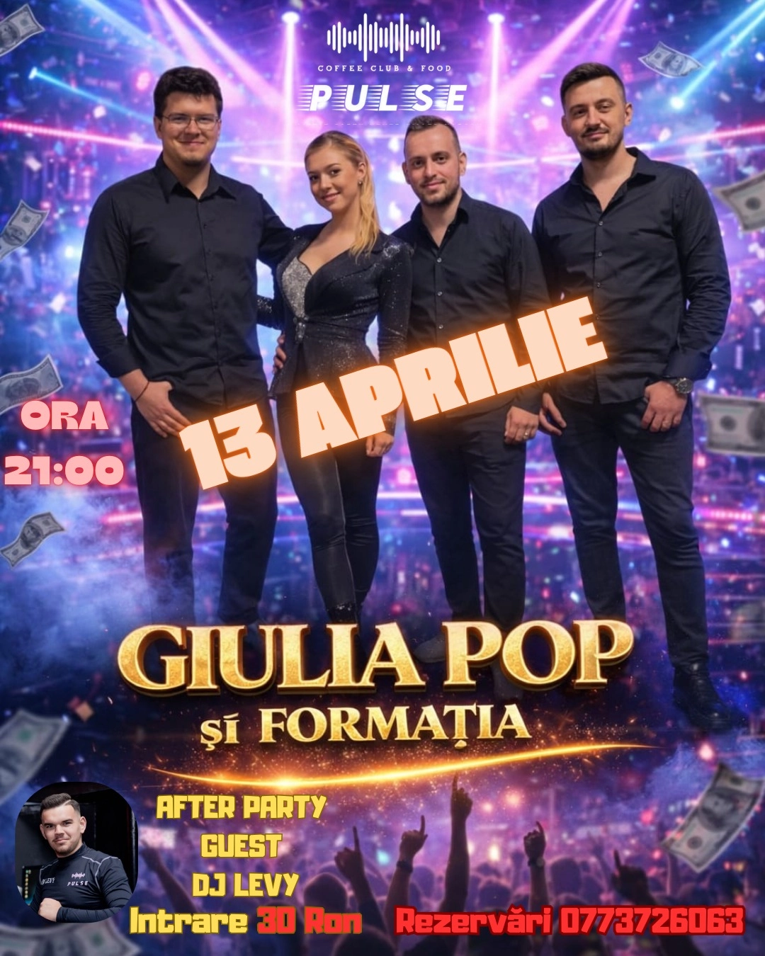  Giulia Pop & formația – Live la Pulse Club
