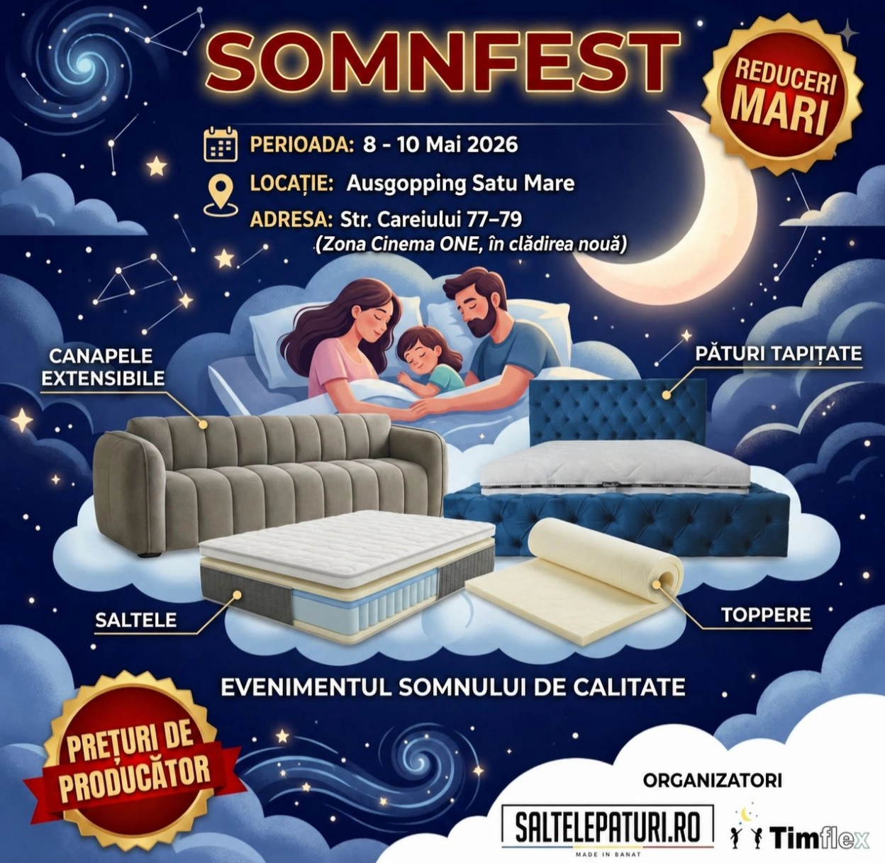 SOMNFEST SATU MARE | Aushopping Romania