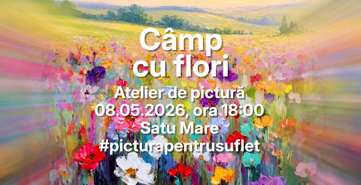 Atelier de pictură: Câmp cu flori