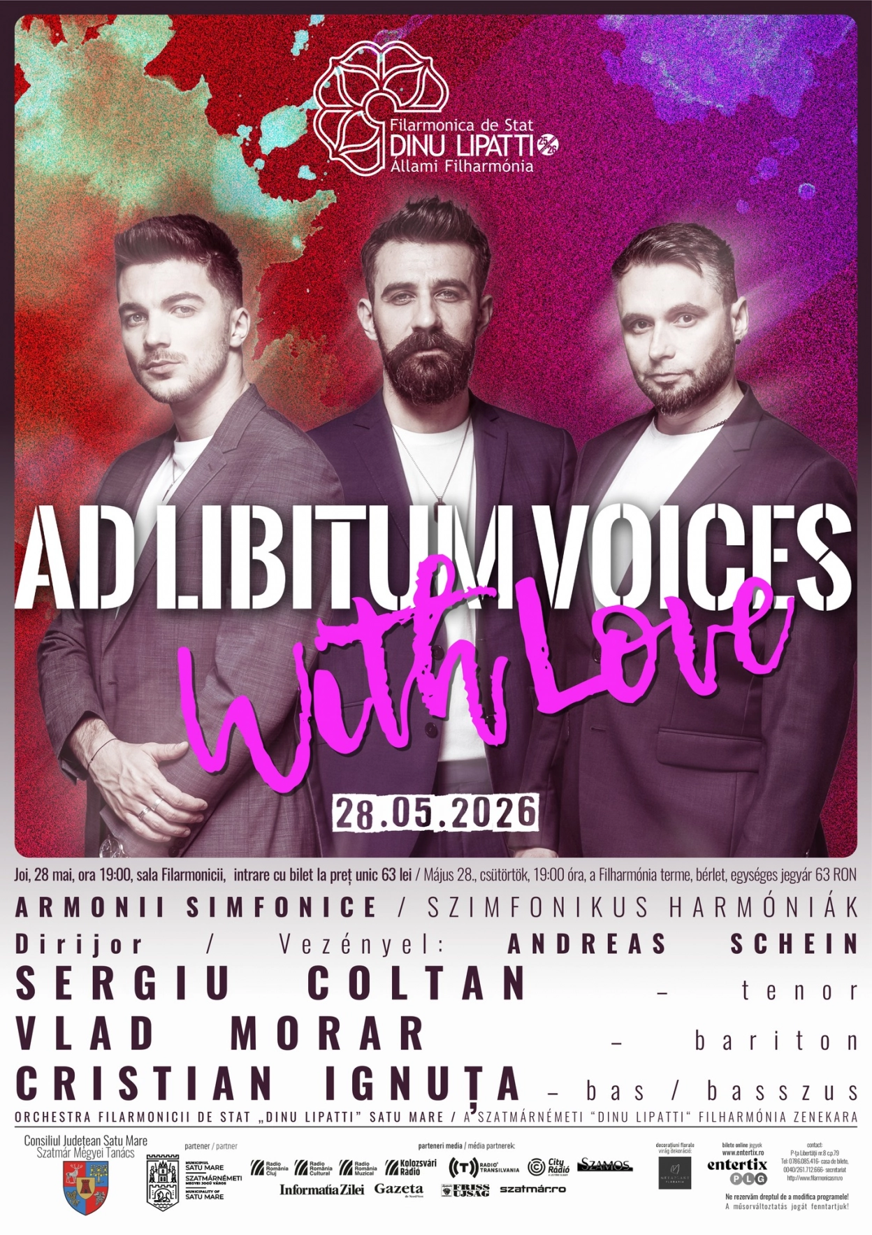 AD LIBITUM VOICES, în concertul WITH LOVE | Filarmonica de Stat Dinu Lipatti 