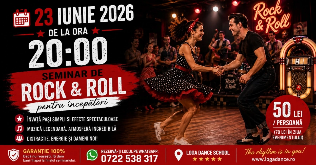 Seminar de Rock & Roll pentru incepatori (23 Iunie 2026)