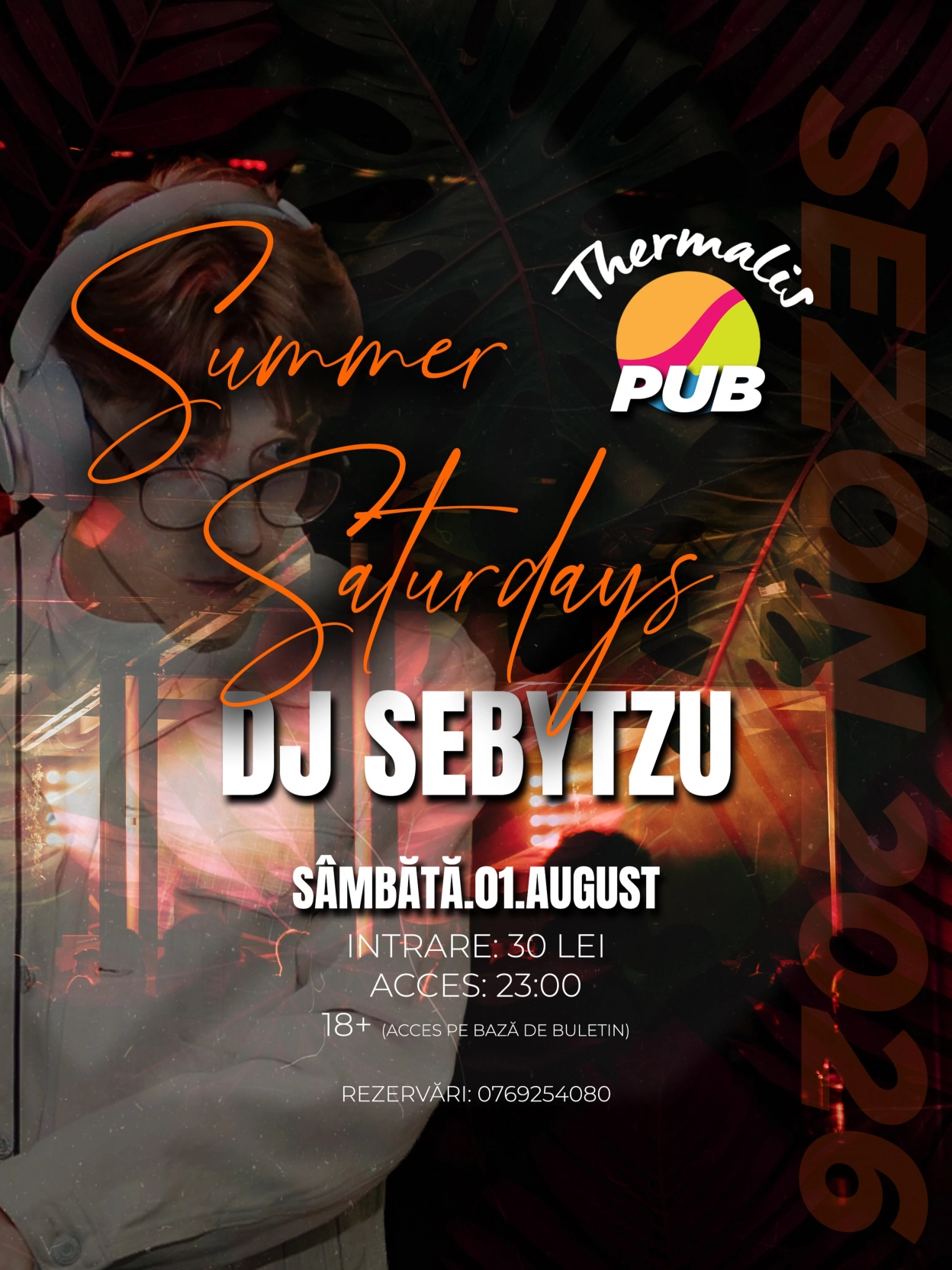 THERMALIS SUMMER SATURDAYS | DJ SEBYTZU