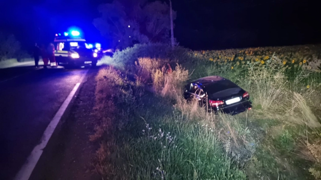 Accident rutier între Giorocuta și Supuru de Sus: Doi tineri s-au izbit cu mașina într-un cap de pod