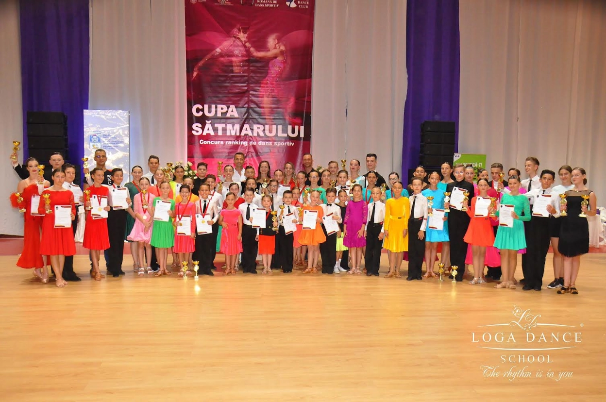 Performanță remarcabilă: Loga Dance School câștigă 45 de medalii la Cupa Satmarului