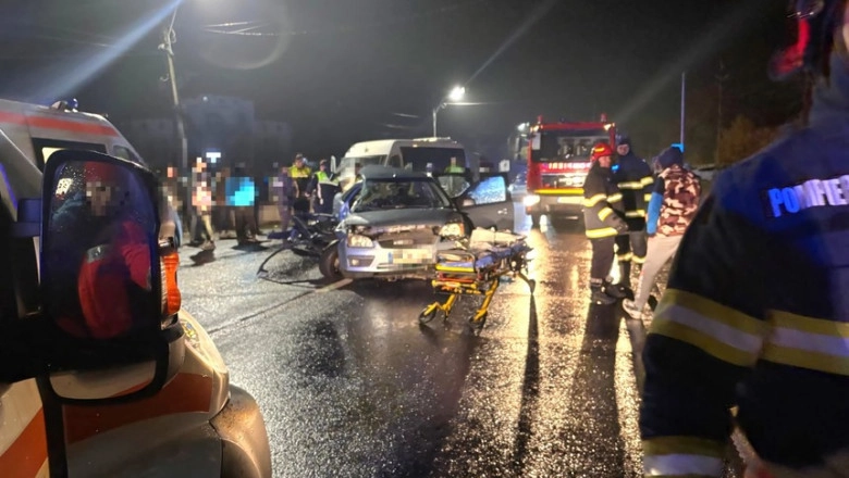 Accident rutier în Botiz: Trei autoturisme implicate